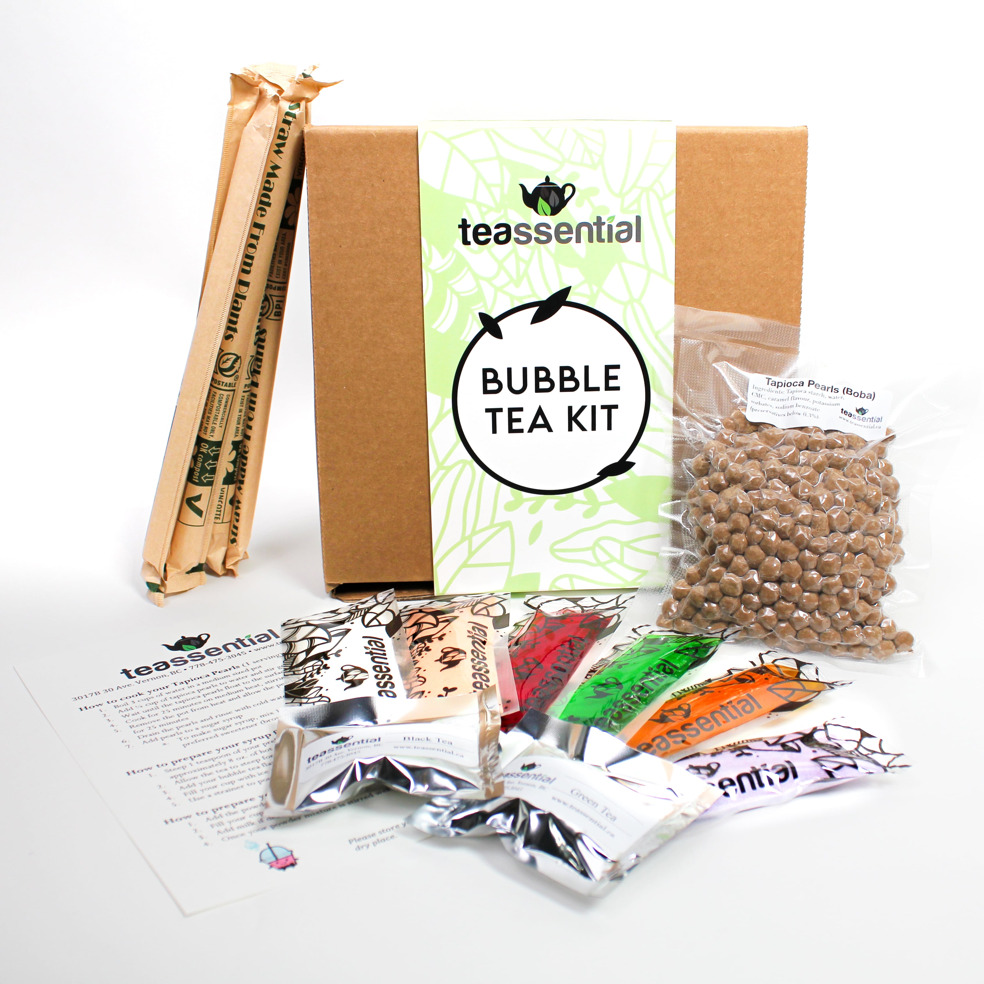 Bubble Tea Making Set Build Your Own - Bubble Tea Kit – Teassential