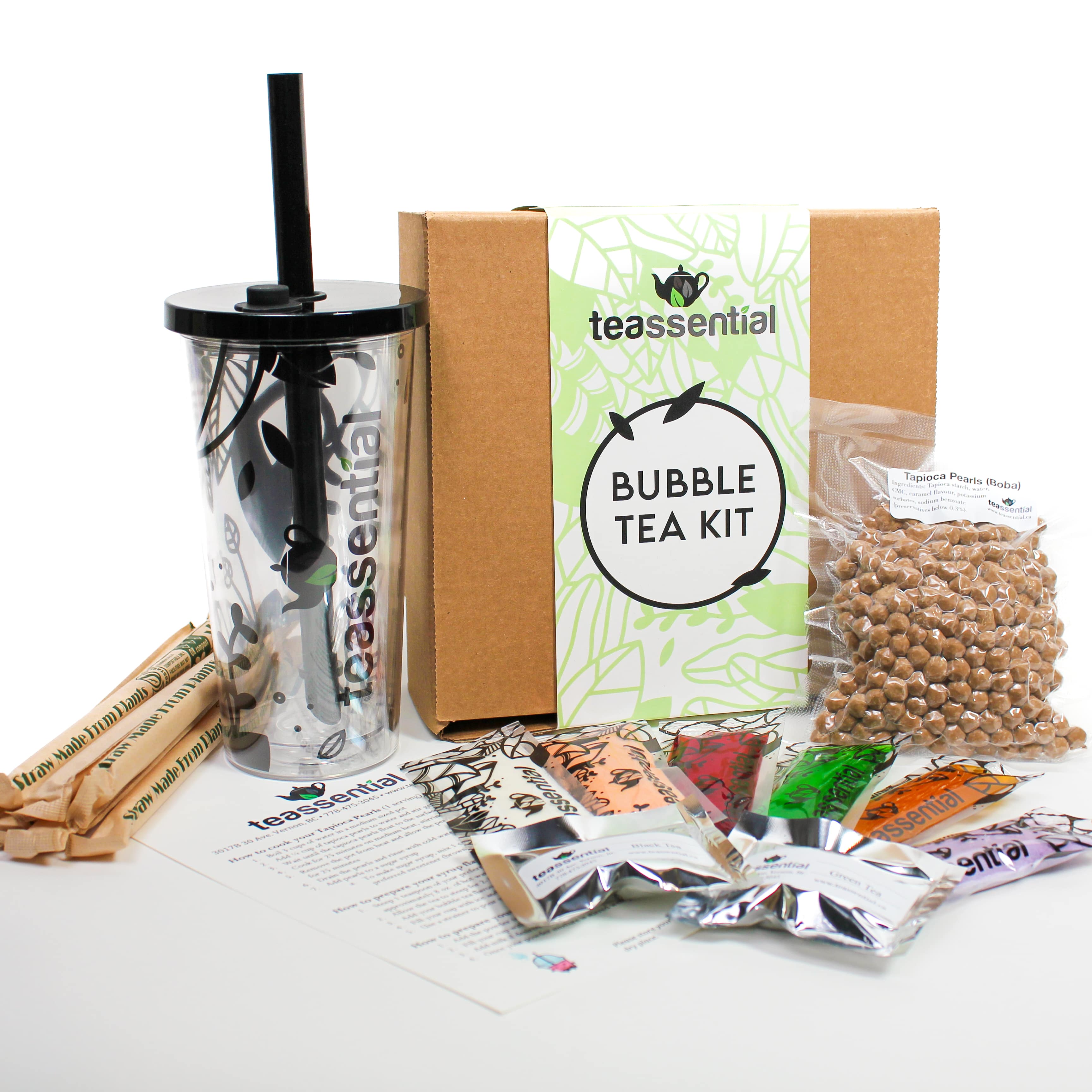 Bubble Tea Making Set Build Your Own - Bubble Tea Kit – Teassential